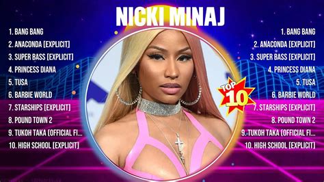 nicki minaj greatest hits 2024 collection top 10 hits playlist of all time youtube