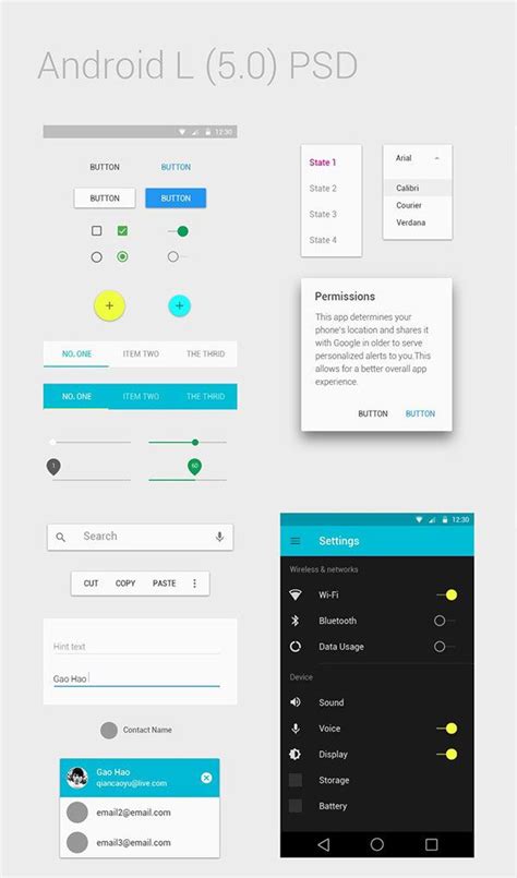 Android Launcher Ui Kit Android Launcher Designs Themes Templates