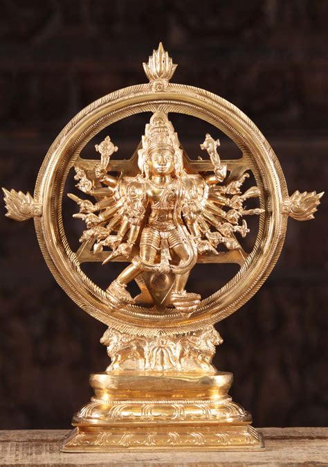 Sold Bronze Sudarshana Chakra Discus Of Vishnu 16 Ubicaciondepersonas