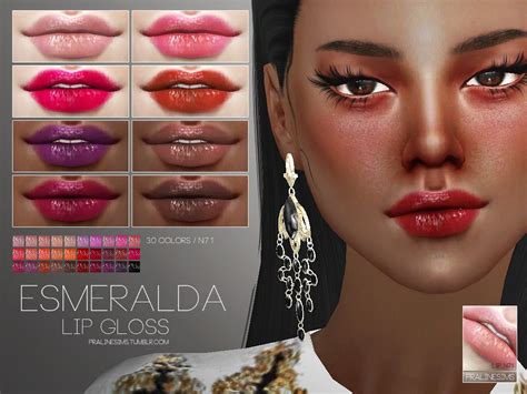 Pralinesims Shiny Glossy Lips For Your Sims Judyccfinds