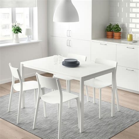 Tarendo meja makan 4 kursi. MELLTORP / JANINGE Meja dan 4 kerusi - IKEA