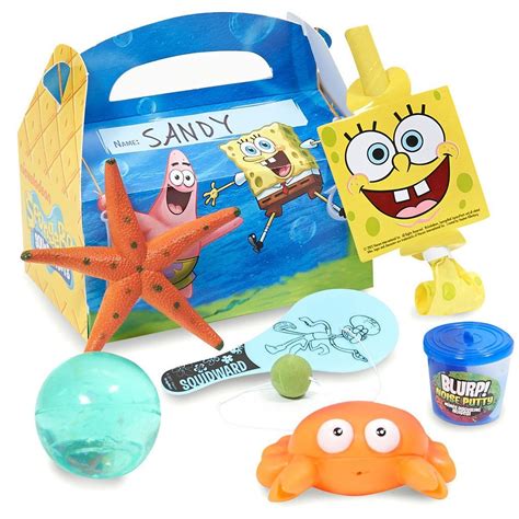 Spongebob Classic Party Favor Box Kids Themed Birthday Parties