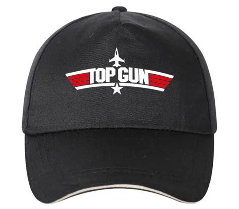Hat Top Gun Movie Black Adjustable 1624 Picclick