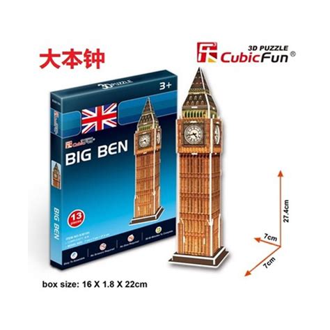 3d Puzzles London Big Ben Paper Model Diy Creative T Children