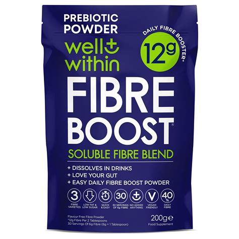 Buy 12g Soluble Fibre Supplement Prebiotics For Gut Powder 40 Nhs