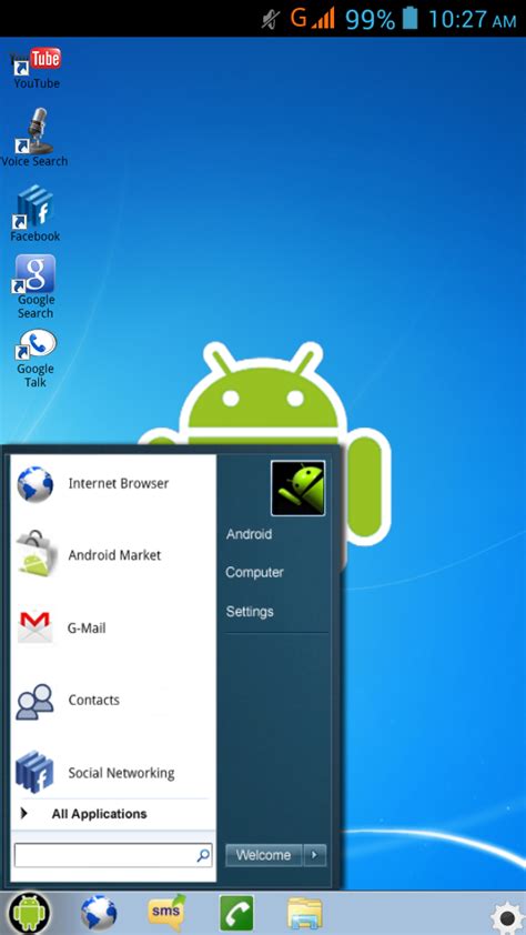 Windows 7 launcher apk is a modded app designed in a such a way that it can give the user a real feel, look, style and user interface of real windows 7. Windows 7 Launcher Premium free download v1 0 APK