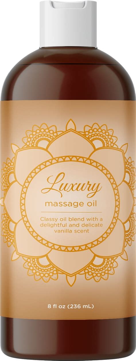 luxurious sensual massage oil for couples aromatherapy vanilla body oil for dry skin with