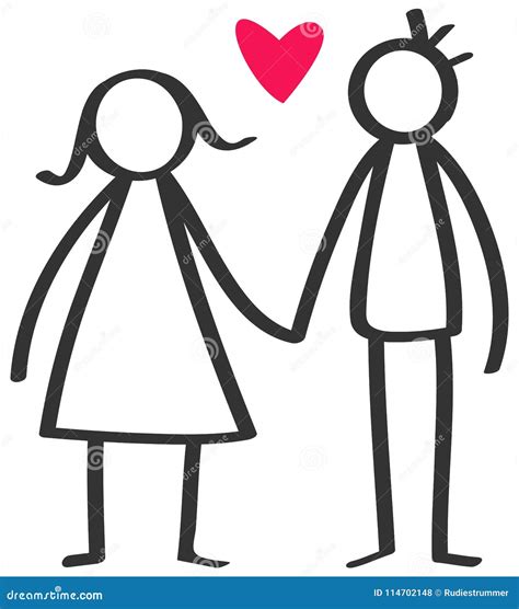 stick people clip art holding hands