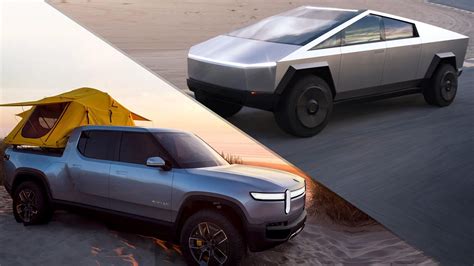 rivian r1t vs tesla cybertruck which electric truck is the one for you tom s guide