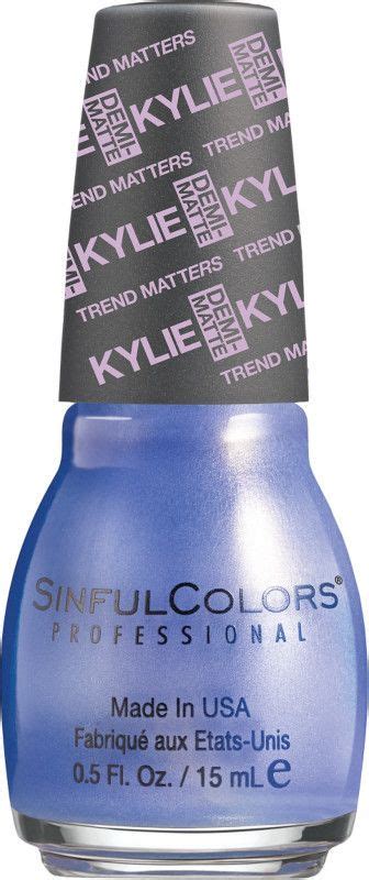 SinfulColors Kylie Jenner Trend Matters Velvety Demi Mattes Professional Nail Color Collection