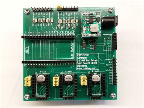 The Updated Esp32 Based Grbl Cnc Control Board Is Now For Sale