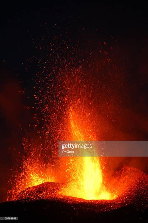 Volcano Eruption Up Close And Personal High Res Stock Photo Getty Images