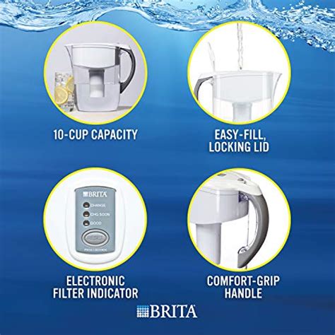 Brita Water Filter Pitchers Large Cup White Pricepulse