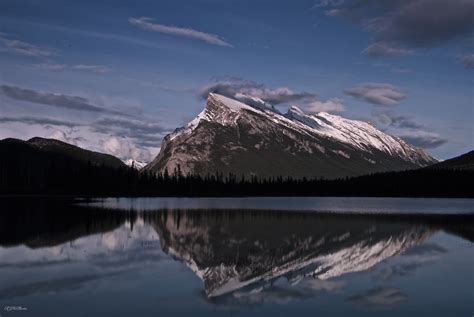 Reflection Mtrundle Reflects On Vermillion Lakes Banff A Flickr