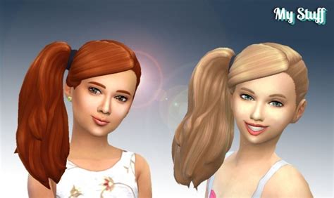 Side Ponytail At My Stuff Sims 4 Updates