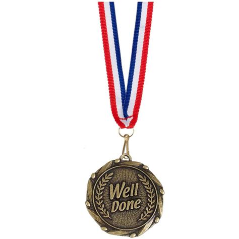 The Well Done Medal Engraved With Your Message You Deserve A Etsy Uk