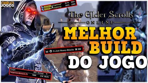 A Melhor Build Do Jogo The Elder Scrolls Online Best Magicka Sorcerer Solo Build Youtube