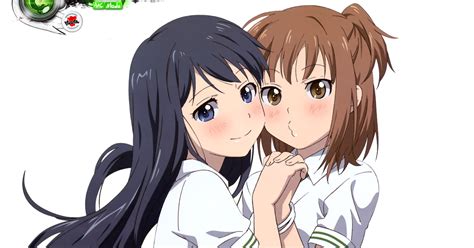 Love Labkurahashi Rikomaki Natsuo Cute Yurihd Render Ors Anime Renders