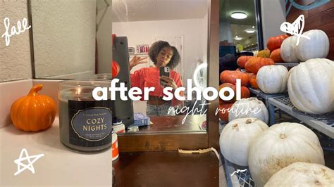 Realistic After School Night Routine 🧖🏽‍♀️ Fall Smoothies Homework