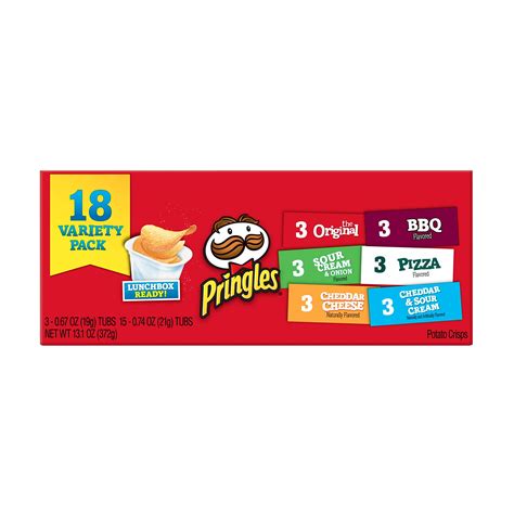 Buy Pringles Snack Stacks Potato Crisps Chips Flavored Variety Pack
