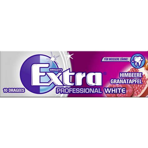 Kaugummi Extra Professional White Himbeere Granatapfel Von Wrigleys