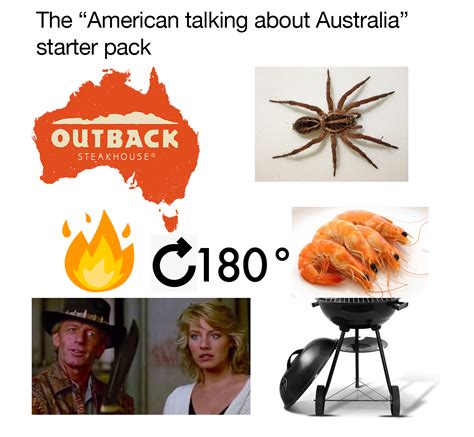 The American Talking About Australia Starter Pack Rstarterpacks