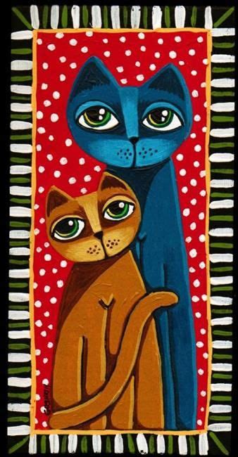 Boyz By Cindy Bontempo Goshrin From My Cats Cat Painting