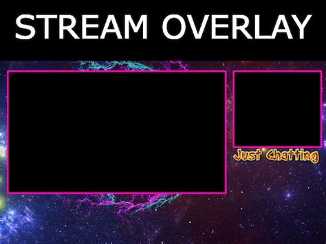 Just Chatting Obs Stream Overlay Twitch Youtube Facebook Scene Etsy