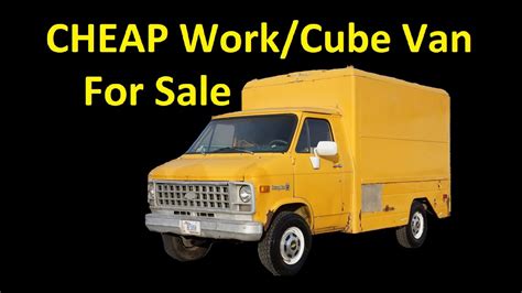 Chevy G30 Boxvan Van Box Cube Pod Moving Container Video For Sale