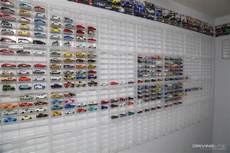 Most model cars are on a scale of 1:43 so, by allowing approximately 1 inch either side of the car, your display case is going to be 3 inches thick. Storage Cases: How to Store Your Diecast Cars | DrivingLine