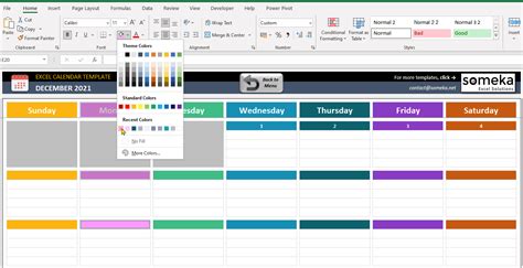 Dynamic Calendar Excel Template 2023 Blank Calendar In Excel