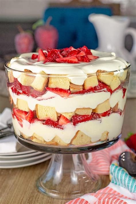 Whoops Easy Strawberry Trifle Recipe Trifle Dessert Recipes