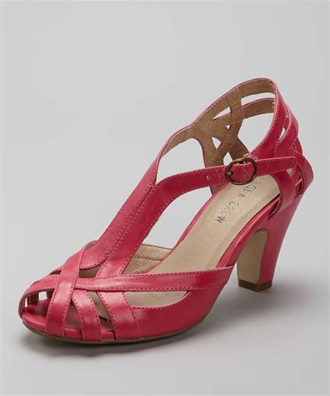 Take A Look At This Fuchsia Carla Peep Toe Shoe I Bought At Zulily