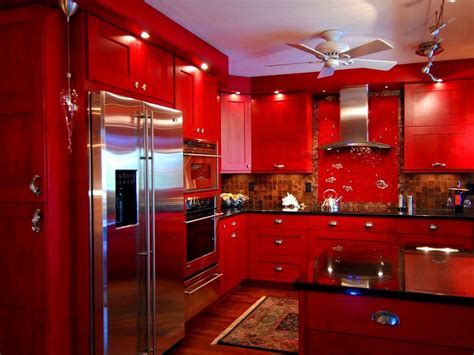 Red Kitchen Backsplash Photos Tile Lowes Tiles Design Idea Remodeling