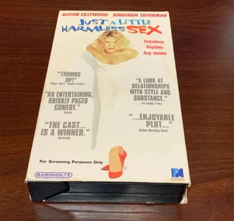 Just A Little Harmless Sex Vhs Vcr Video Tape Used Movie Pm Entertainment 11 95 Picclick