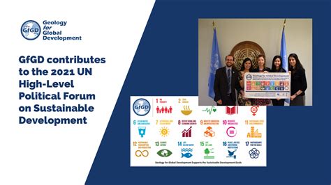 Gfgd Contributes To The 2021 Un High Level Political Forum On Sustainable Development — Geology