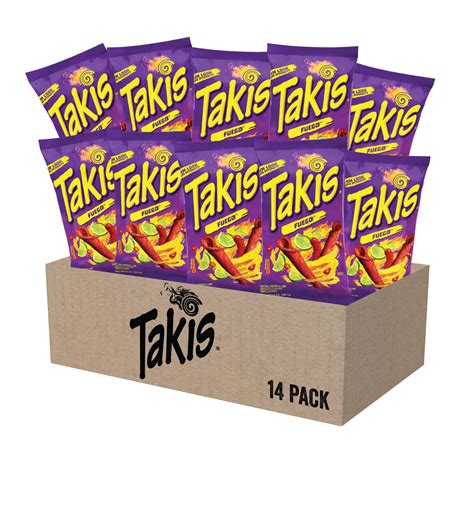 Buy Takis Fuego Rolled Tortilla Chips Hot Chili Pepper And Lime