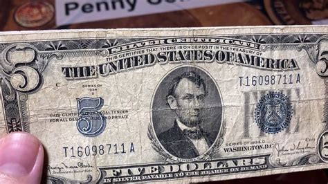 Five Dollar Silver Certificates Youtube