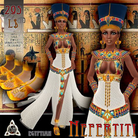 Second Life Marketplace Dm Egiptian Nefertiti For Ancient