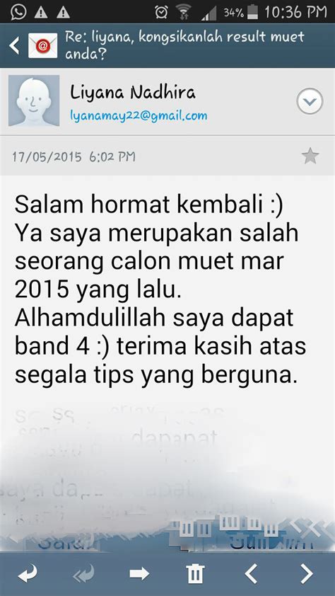Candidates can check more govt. Anda Calon Menduduki peperiksaan MUET Pada Sesi 3 2018 ...