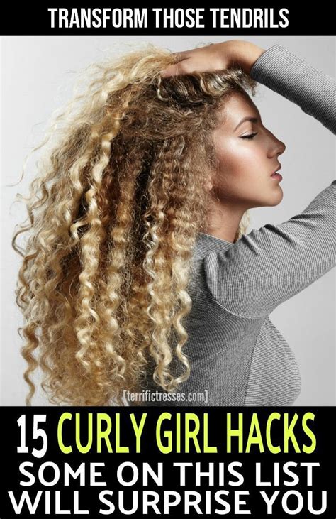 healthy curls make for pretty curls naturally to get there some tips and tricks can help you