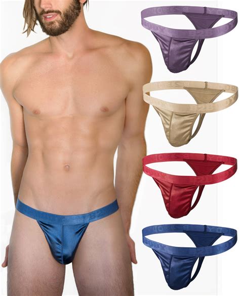 mens silky sexy satin sport thongs small to 3xl multi pack b2body formerly barbra lingerie