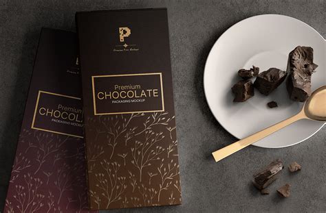 Download Free Chocolate Bar Packaging Mockup | PIXPINE