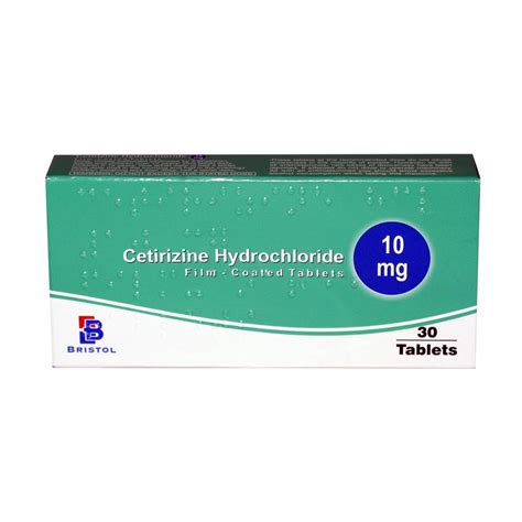 Cetirizine Hydrochloride 10mg X 30 Hayfever And Allergy Meds
