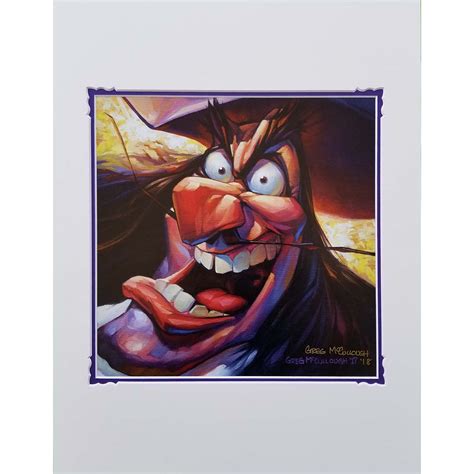 Disney Artist Print Greg Mccullough Hook Portrait