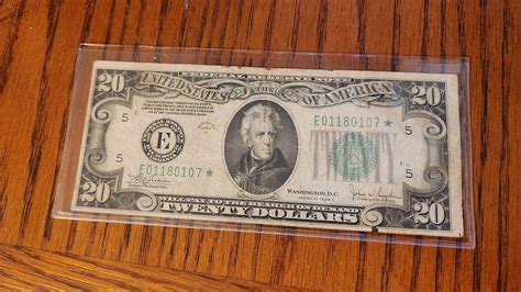 1934 20 Dollar Bill Etsy