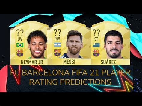 Latest fifa 21 players watched by you. FC BARCELONA FIFA 21 PLAYER RATINGS PREDICTIONS - YouTube
