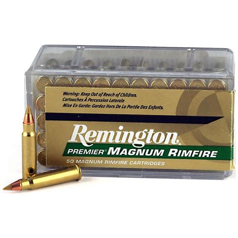 Remington Premier Rimfire 17 Hmr 17 Gr Accutip V Bt Rimfire Ammunition