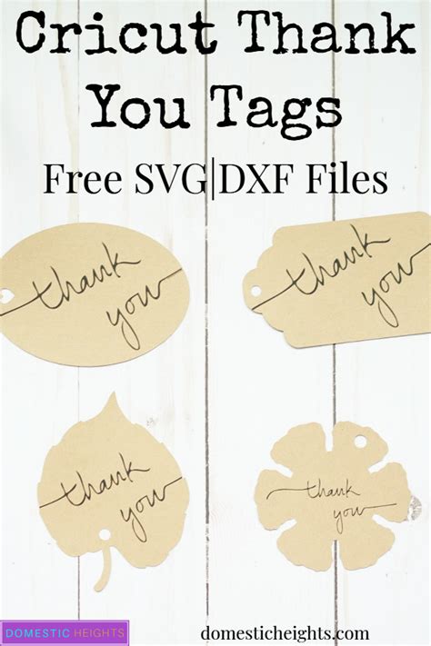 Svg Cricut Thank You Cards 172 Dxf Include