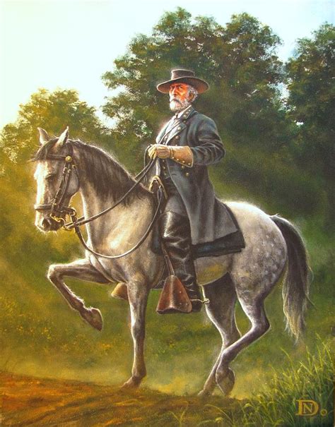 General Lee Painting By Dan Nance